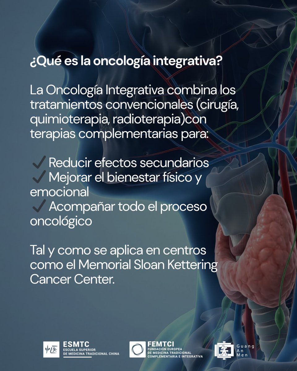 FEMTC's tweet photo. Día Mundial Contra el Cancer.
¿Sabías que la acupuntura se integra en el tratamiento oncológico en centros de salud líderes?

Alivia síntomas y efectos secundarios de la quimio y mejora la calidad de vida.

#Acupuntura #Cáncer #FEMTCI https://t.co/fPBd80Y4FV