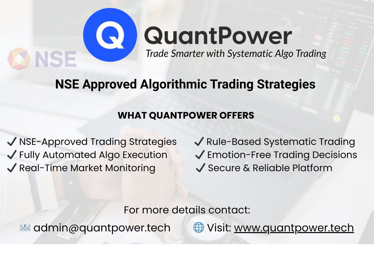 <a href="/quant_power/">Quant Power: Best Algo Trading Software in India</a>  brings NSE-approved algorithmic trading strategies to help you trade smarter, faster, and systematically.

Deploy powerful algo tools with secure, rule-based automation.

Visit: quantpower.tech

#QuantPower #AlgoTrading #NSE #Fintech #IndianMarkets #Trading