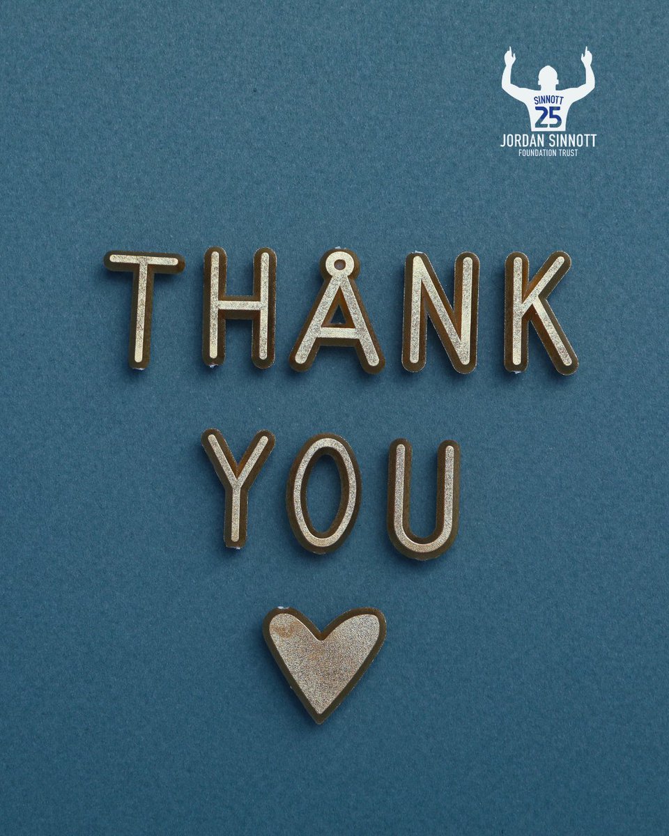 The Jordan Sinnott Foundation Trust. tweet media