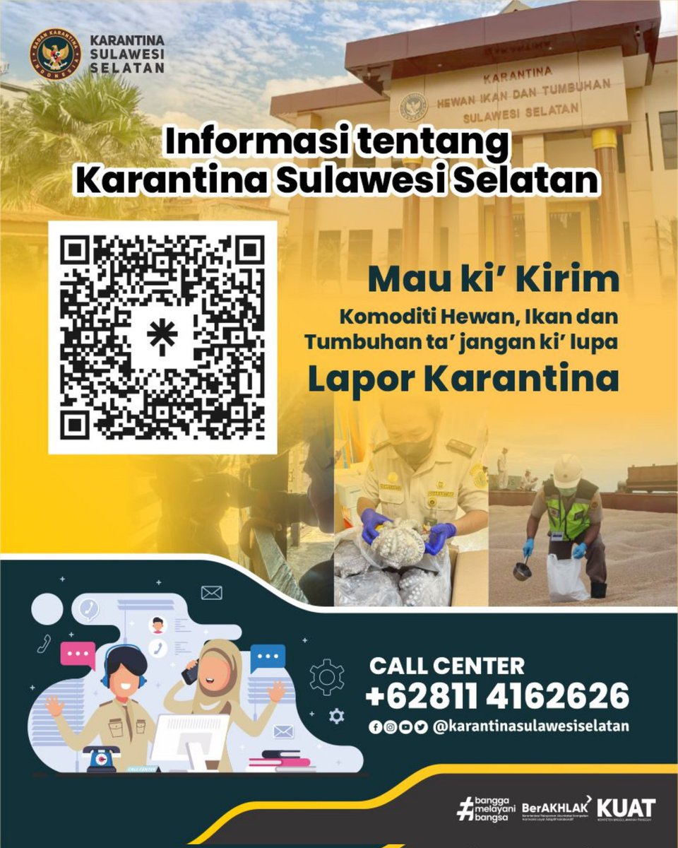 Karantina Sulawesi Selatan (@karantinasulsel) on Twitter photo 