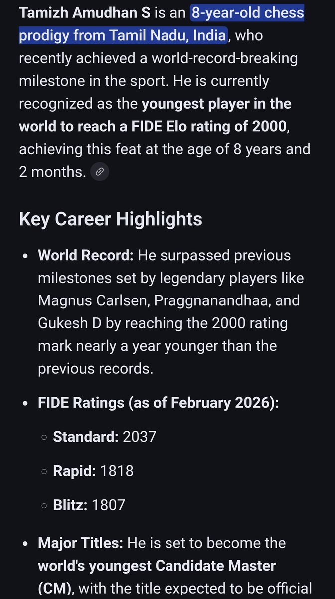 Tamizh Amudhan's mom is looking for genuine sponsors... He proved himself by achieving the world's youngest candidate master.