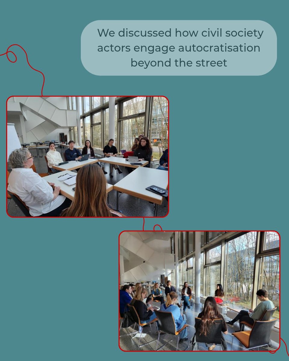 postcolh22's tweet photo. The policy workshop examines how different forms of resistance can counter processes of autocratisation. It focuses on artistic, journalistic, academic, and legal perspectives on practices of resistance under conditions of shrinking civic space. https://t.co/0Ar84DC4td