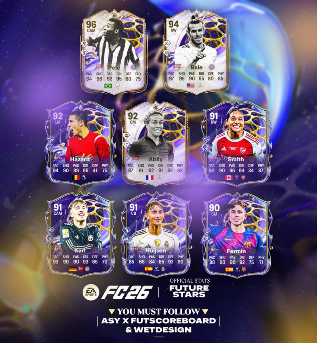 الطاقات الرسميه لأبرز لاعبي الدفعه الثانيه 🚨🚨🚨