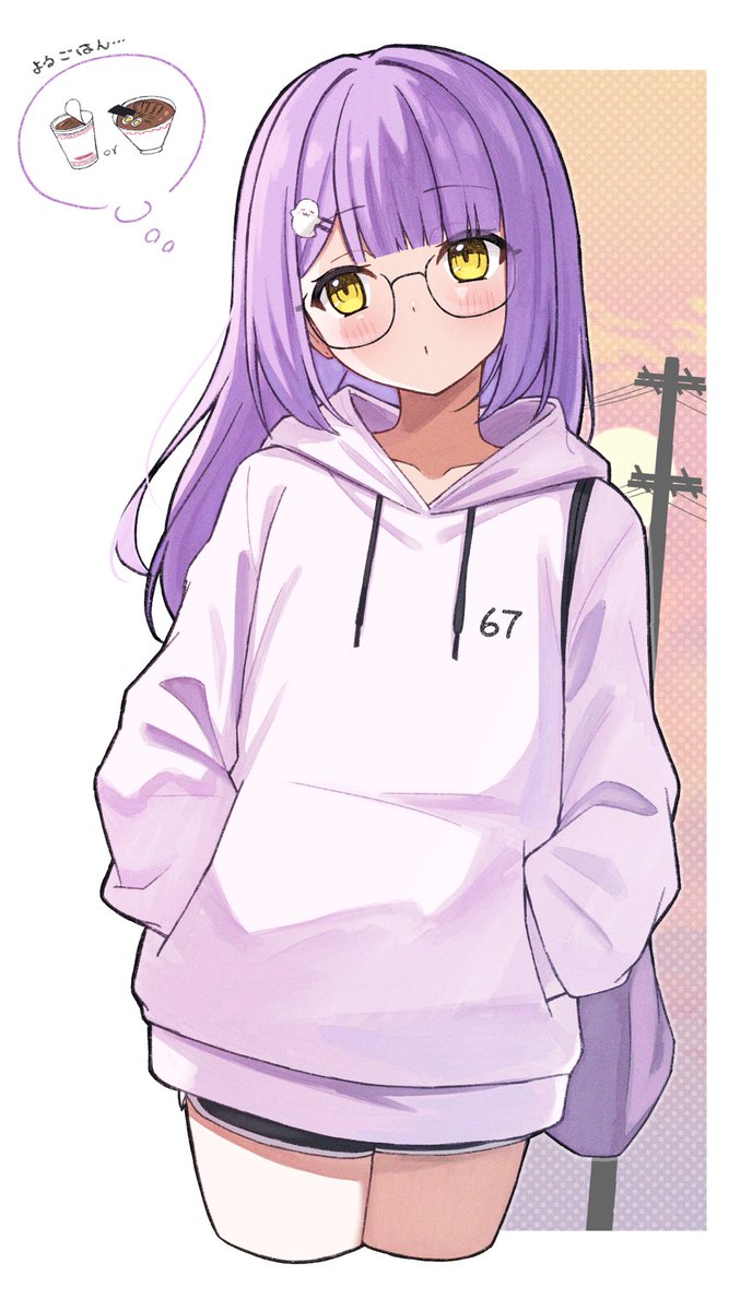 「帰り道 #るなぱれっと」|アンKのイラスト