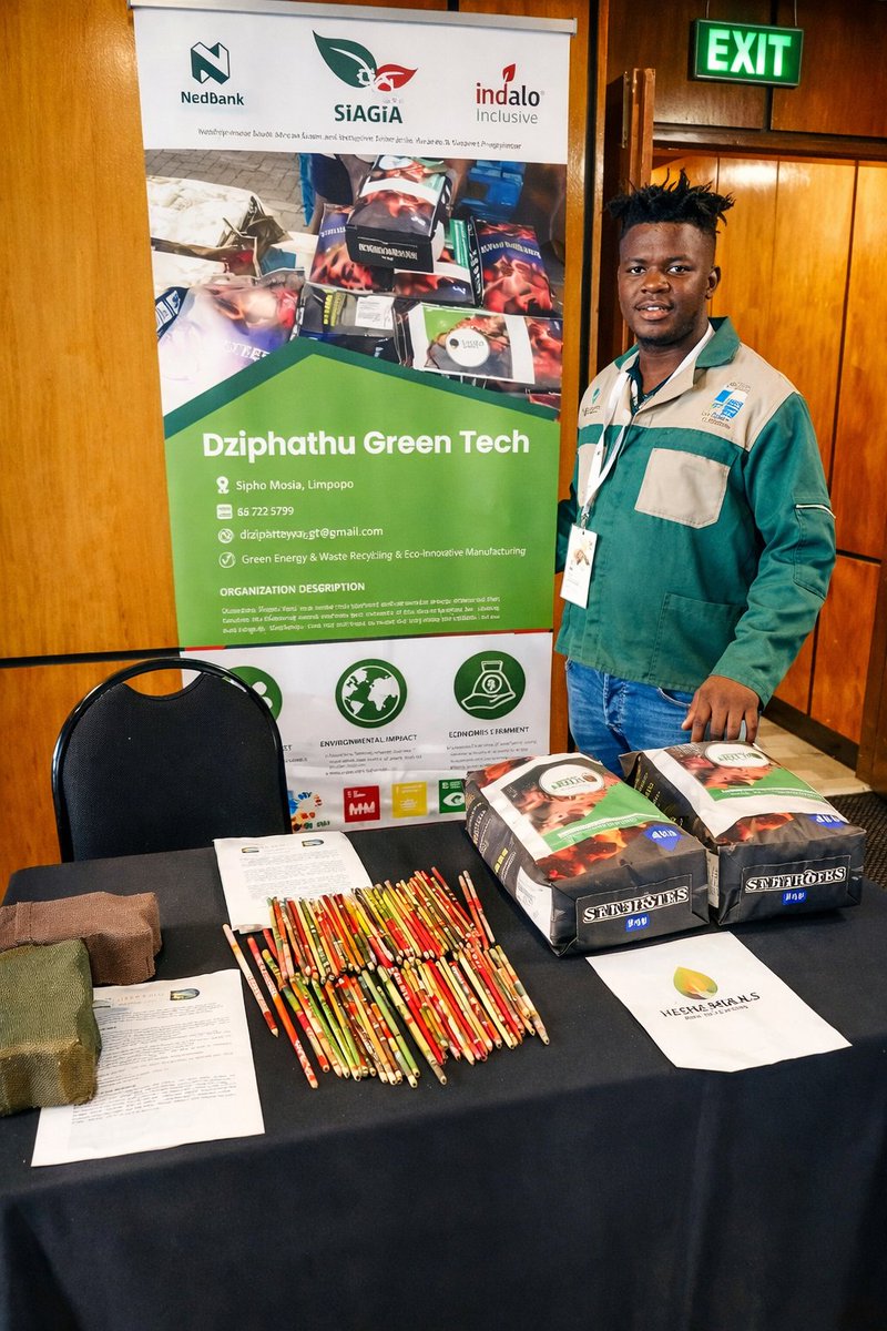 KasiEconomy's tweet image. Meet Dziphathu Green Technologies, they make charcoal briquettes from 100% organic waste, They are based in Nzhelele [Venda].  For more: 071 168 7921
