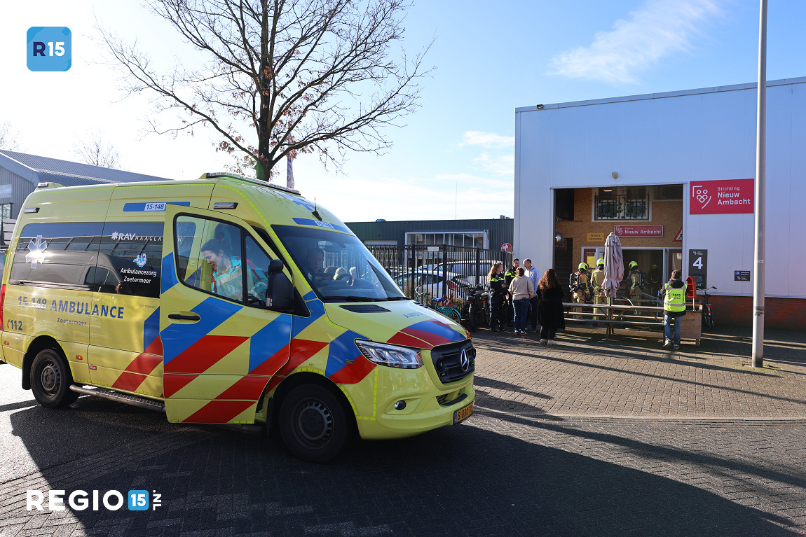 Melding gebouwbrand bij bedrijf in Nootdorp