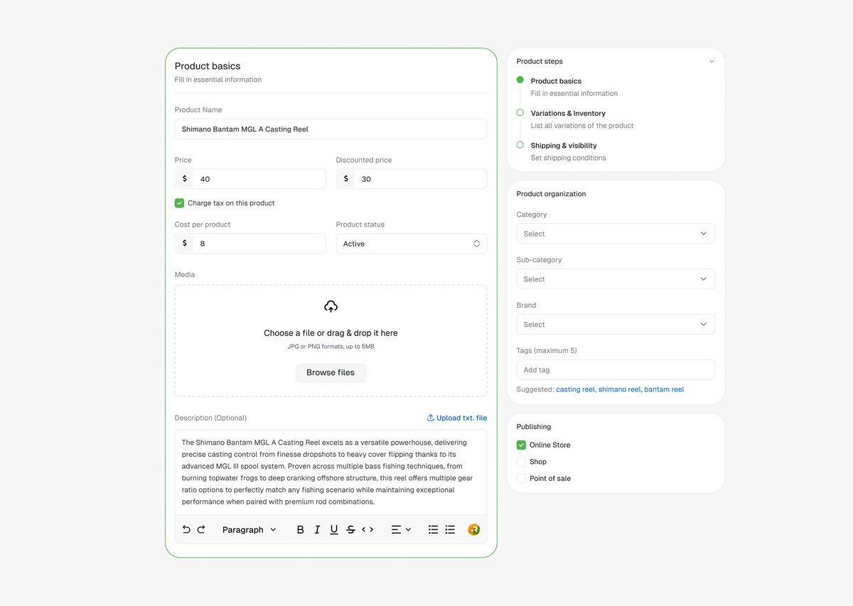 TheRobertAvram's tweet photo. Seller product management components for e-commerce marketplace 🏔️ https://t.co/EbB0jI0hel