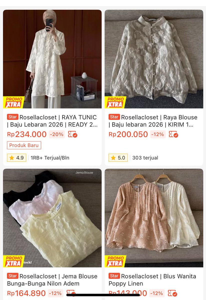 STOP SCROLLING!!!

Karena lebaran sebentar lagi, tapi masih galau mau beli bajuuu apa dan dimanaa?

Tenang girls😇🫰🏻💕

Ini beberapa rekomendasi toko koleksi atasan lebaran yang cakep, sopan, &amp; masih kepake abis lebaran