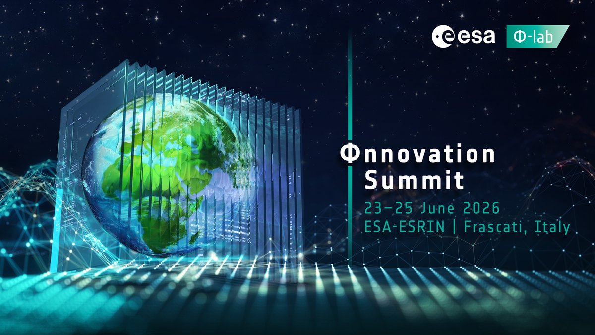 🚀 Registrations are open for the ESA Φnnovation Summit
📍 Frascati, Italy | 📅 23–25 June 2026

Researchers, startups &amp; industry leaders meet to explore AI, Quantum, Cognitive Space &amp; more shaping #EO.

👉 Register: bit.ly/phinnovation

#ESAΦLab #ΦnnovationSummit