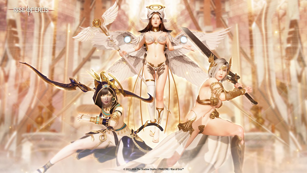 RiseofEros's tweet photo. [Immortals' Privilege] A Scenery Just for You 💎

Thank you, Immortals, for your continuous support and love. It is your companionship that has made Rise of Eros what it is today.

In appreciation of your devotion, we have specially selected a series of 4K event key visuals dedicated to our most esteemed players.

May the goddesses' presence live not only in your memories, but also become the very first heartbeat you feel every time you turn on your screen 💓

#RiseofEros #KVSharing