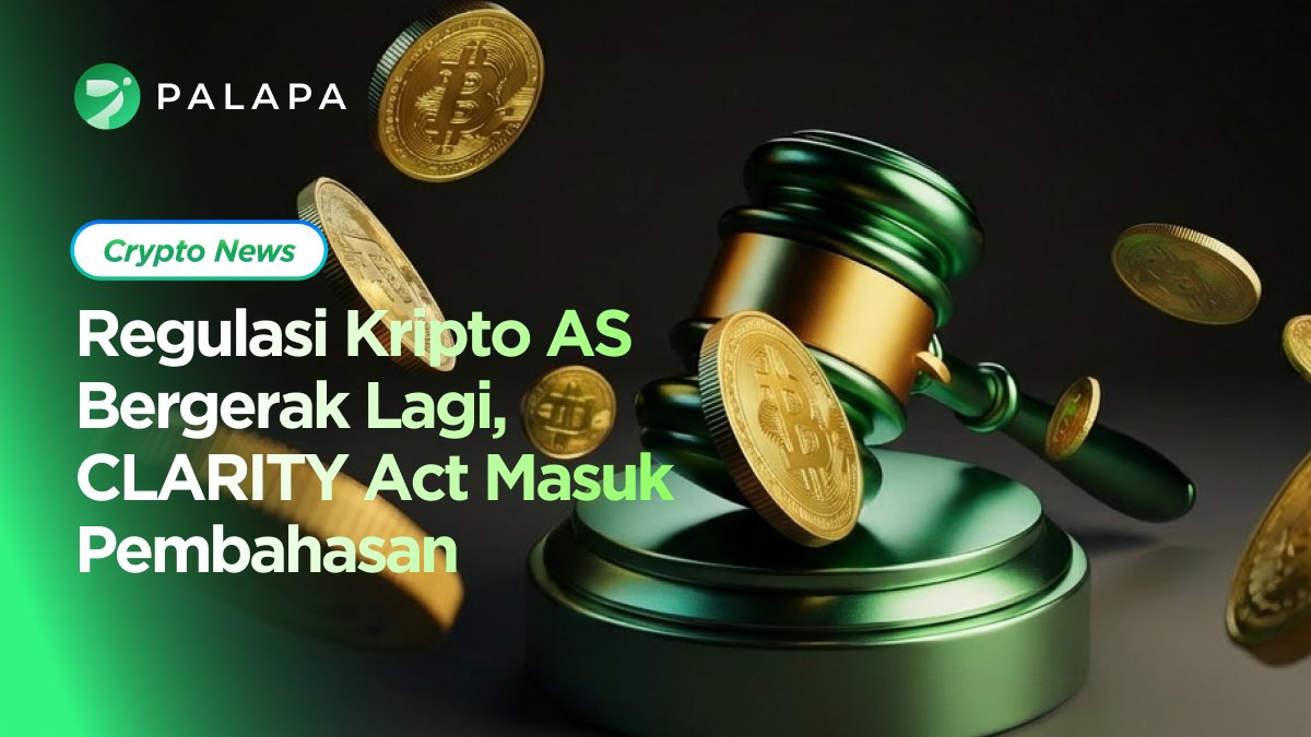 tokenpalapa_'s tweet photo. 📣Breaking: Update Regulasi Kripto AS
Senat Demokrat AS dijadwalkan menggelar pertemuan tertutup untuk membahas CLARITY Act, RUU yang mengatur struktur pasar kripto di Amerika Serikat.
👀 Market will be watching closely.
NFA
#PLPA #cryptoUS #SenateAS https://t.co/3O6m8DZqr2