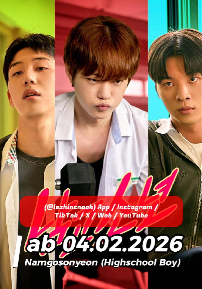 GMF_Berlin's tweet photo. SOUTH KOREA | Namgosonyeon (High School Boy)

Premieres February 4, 2026 on @lezhinsnack (App / Instagram / TikTok / X / Web / YouTube)

#HighSchoolBoy #남고소년 #KoreanBL #BL #LEZHINSNACK #숏드라마 https://t.co/ENEw6RcGtl