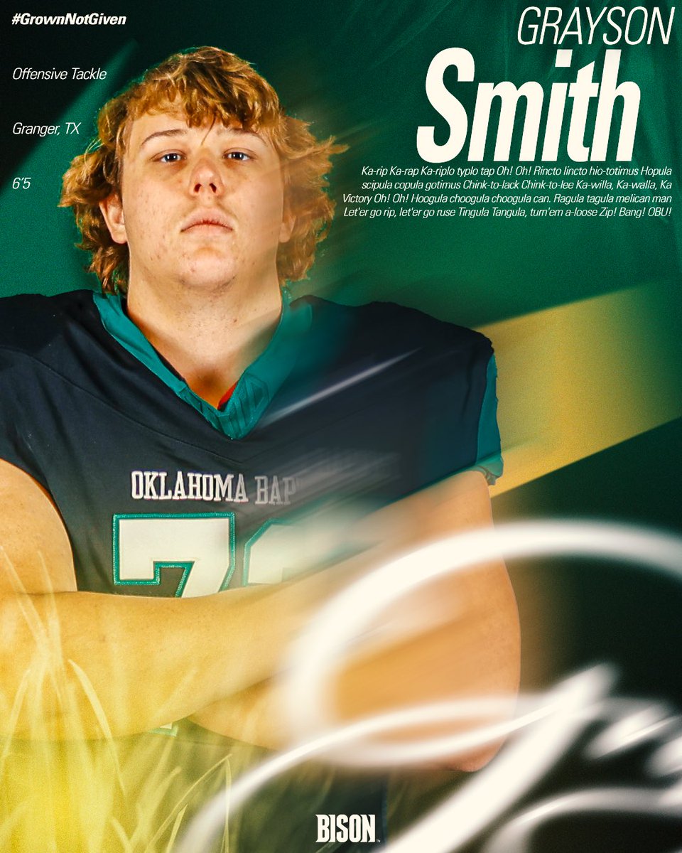 OBU Football tweet media