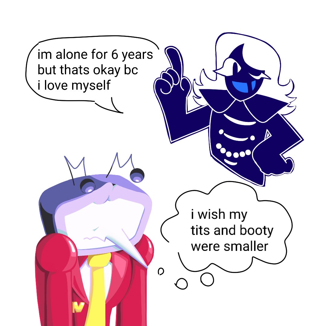 WHAT WE WANT HASAMUYATSU ナラ I heard we were drawing our favs with our problems #deltarune