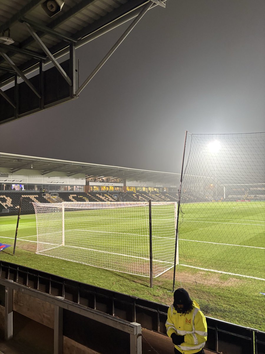 markjwest's tweet photo. First proper night match away day under the floodlights with the boy (and a win to boot) #drfc https://t.co/xu4PFOaO2h