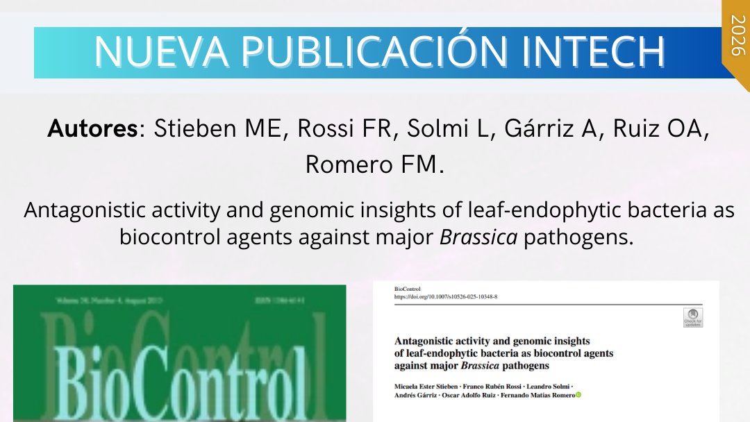 INTECH Chascomús tweet media