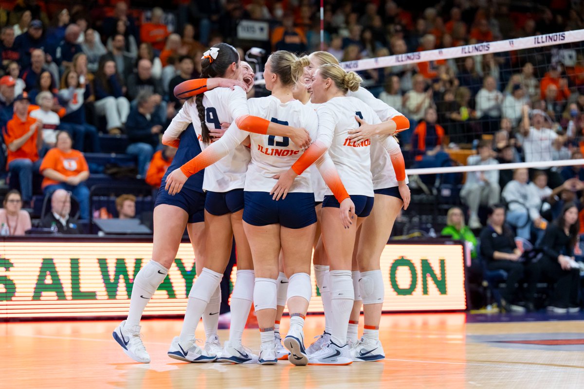 Illinois Volleyball tweet media