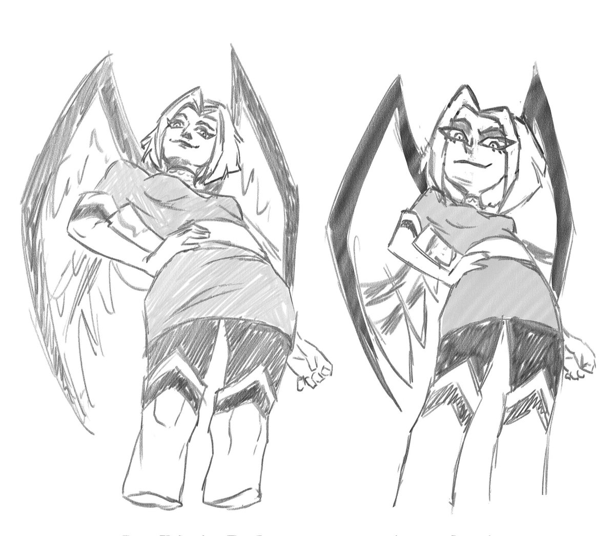 Sweet_Tea_666's tweet photo. Tried doing this pose with Cherry and Lute XD #HazbinHotelLute #HazbinHotelCherriBomb #HazbinHotel #HazbinHotelFanart https://t.co/DVmK4KMf9a