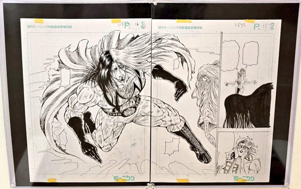 忍者と極道の原画展に行ってきました。 素人過ぎて何て言ったら良いか