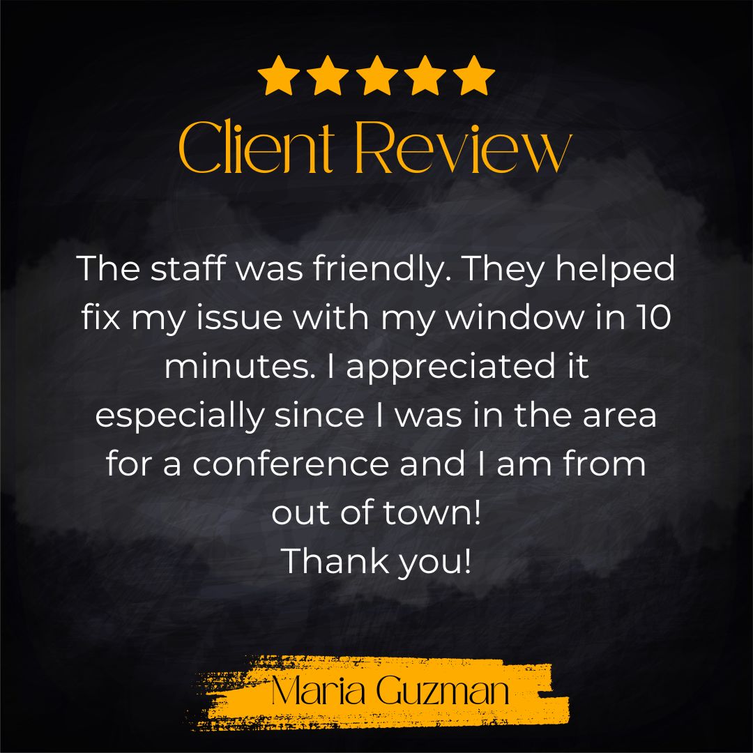 Thanks Maria for the amazing review ⭐️⭐️⭐️⭐️⭐️

Call for a quote: (714) 209-5555
Or come in:
828 W Vermont Ave Unit F Anaheim, CA

ocwindshields.com

#clientreview #windowtint #tintedglass #windshieldrepair #windshieldreplace #autoglass #anaheimca #orangecounty