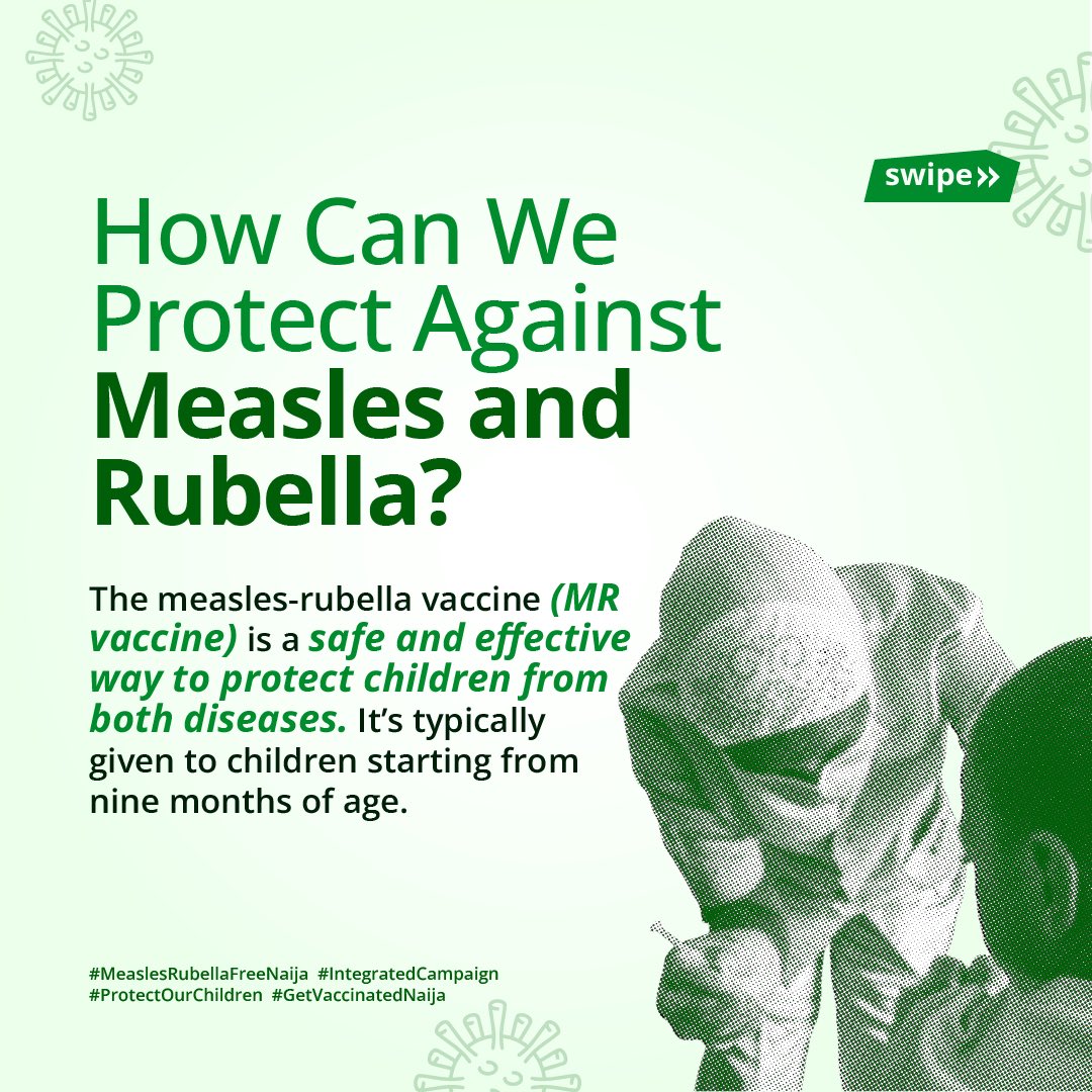 KraksTV's tweet image. The measles rubella vaccine is safe, well-tested &amp;amp; trusted worldwide. Measles and rubella are dangerous for children and risky in pregnancy but vaccination prevents both.

27 Jan–13 Feb: Take eligible children (9 months–14 yrs) to PHCs across Southern Nigeria. #ProtectOurChildren