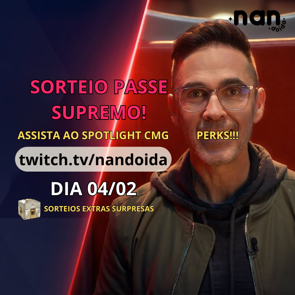 nandoida's tweet photo. Live on! Vem assistir ao Spotlight comigo <3 Vai ter sorteio de um Passe Supremo e task valendo 3 starter pack! https://t.co/HHwmTBuK8P