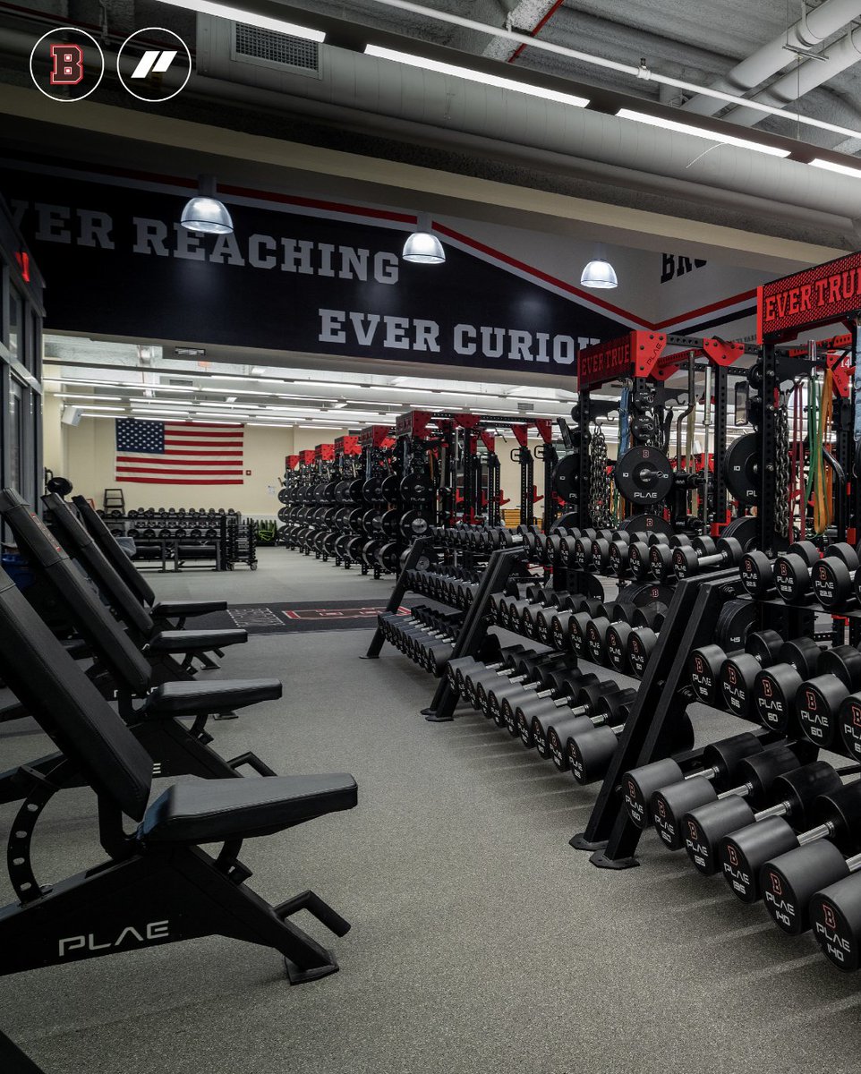 plaeglobal's tweet photo. Performance through precision. 
Every detail built for Athletic performance.
Swipe through the training environment powering Brown University.

#NeverSettle #EverTrue https://t.co/3DoyZyCNxc