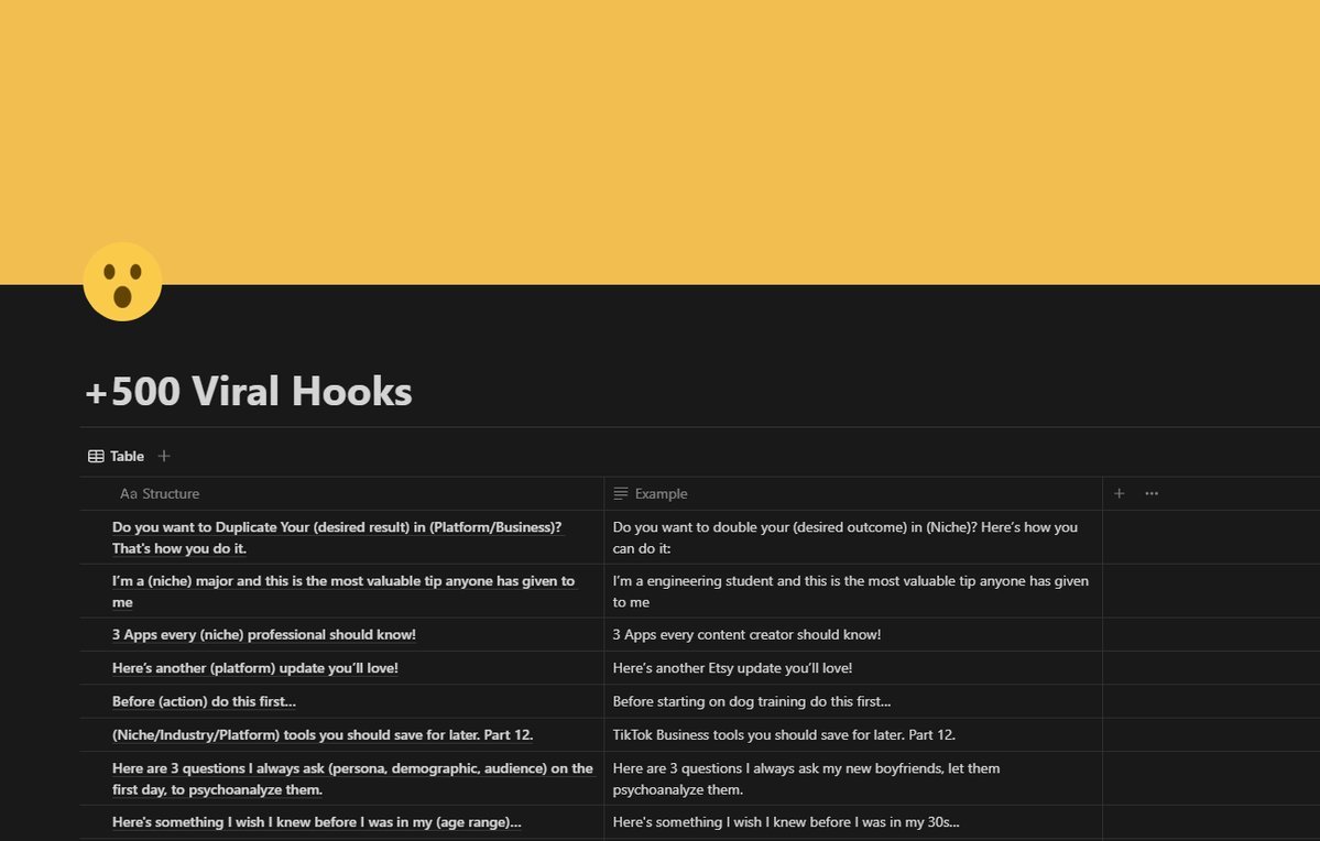 To create Ads that convert...

You need a great Hook.

After spending $15M+ on FB Ads, I created a list of 500+ viral hooks to test in your creatives.

Like + comment "hook" and I'll send it.

(Must be following)