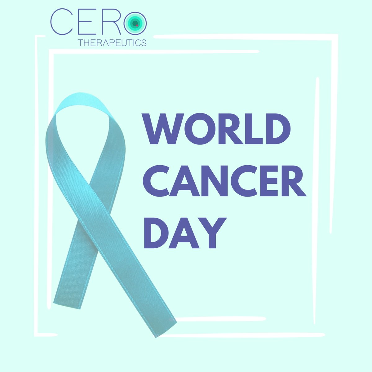 This #WorldCancerDay, we recognize the global effort to advance cancer research and improve patient care.

$CERo remains committed to developing innovative cell-based therapies.

#CancerResearch #CellTherapy