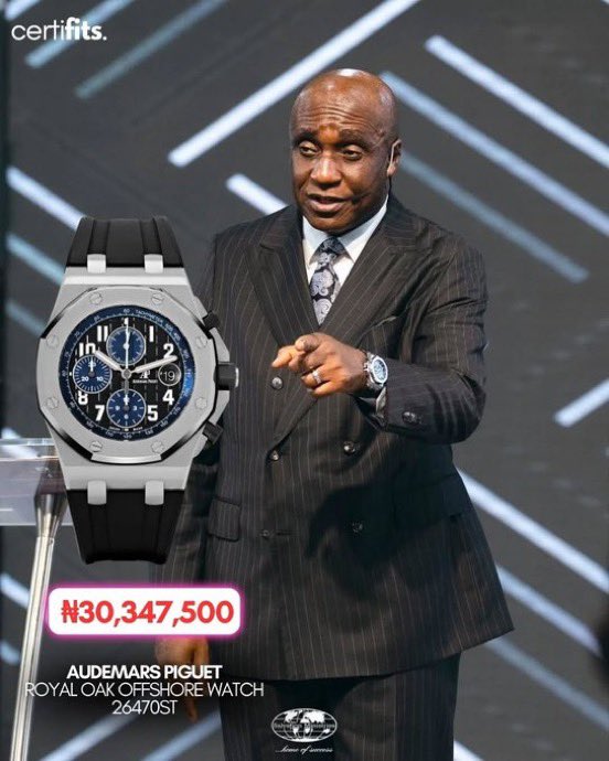 Check out the billions of naira watch collection of Pastor David Ibiyeome
