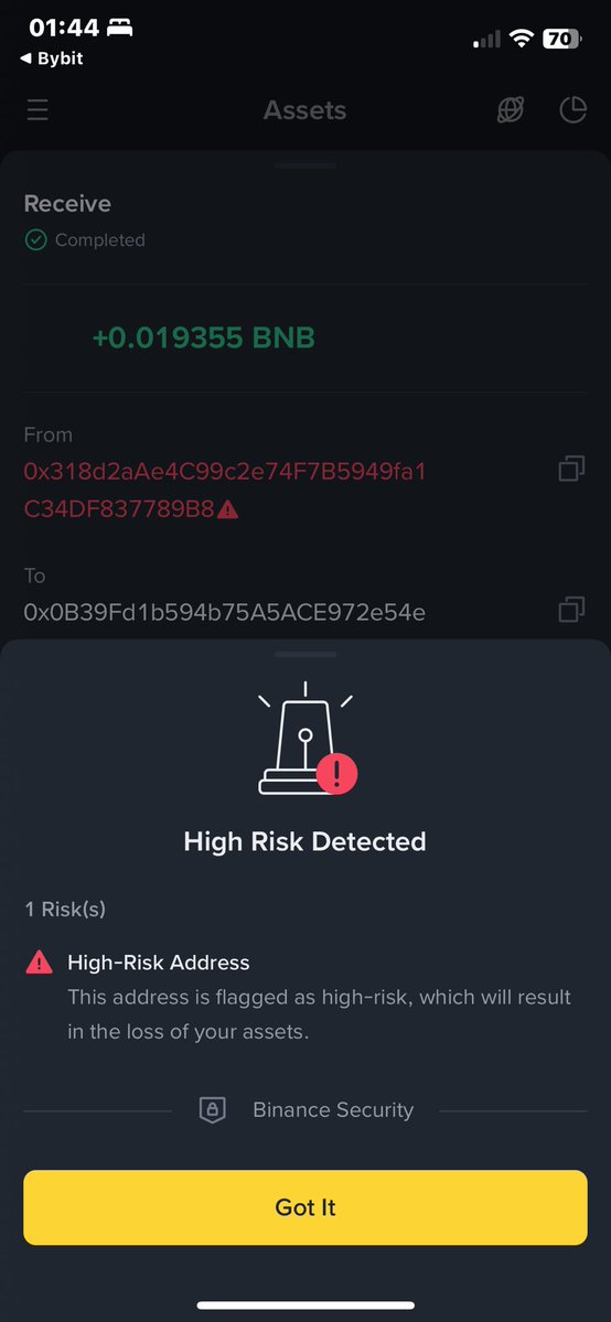 T0ny_Stak's tweet image. 🚨 “Around 1:44AM earlier today, I received crypto… and my wallet flagged it dangerous 

Here’re the details and how you can avoid losing your money.”

I was getting ready to interact with a protocol for a project I wanted to participate in.

To be eligible, I needed a specific…