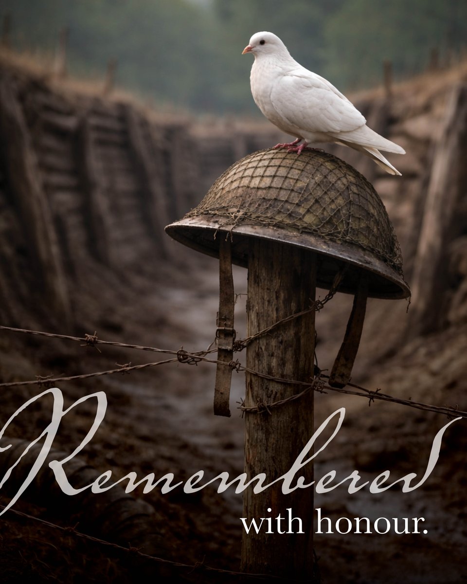 VeteransFdn's tweet image. To remember is to honour. 🕯️

#MadewithAI