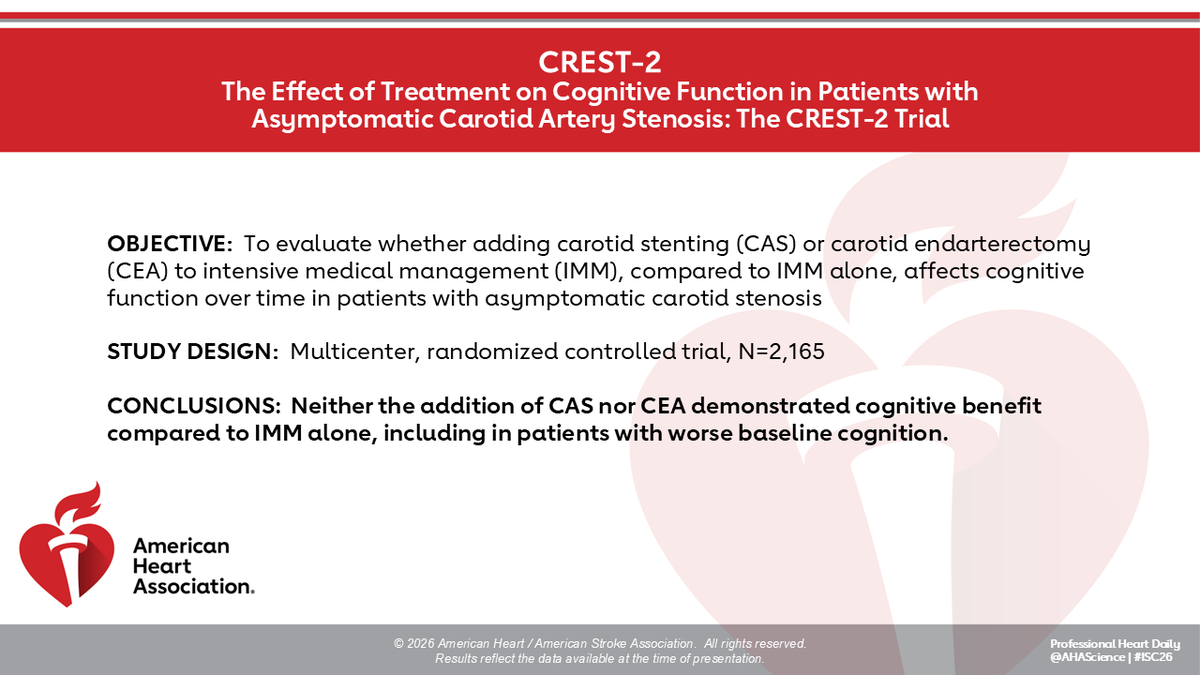 CREST-2 results presented at #ISC26