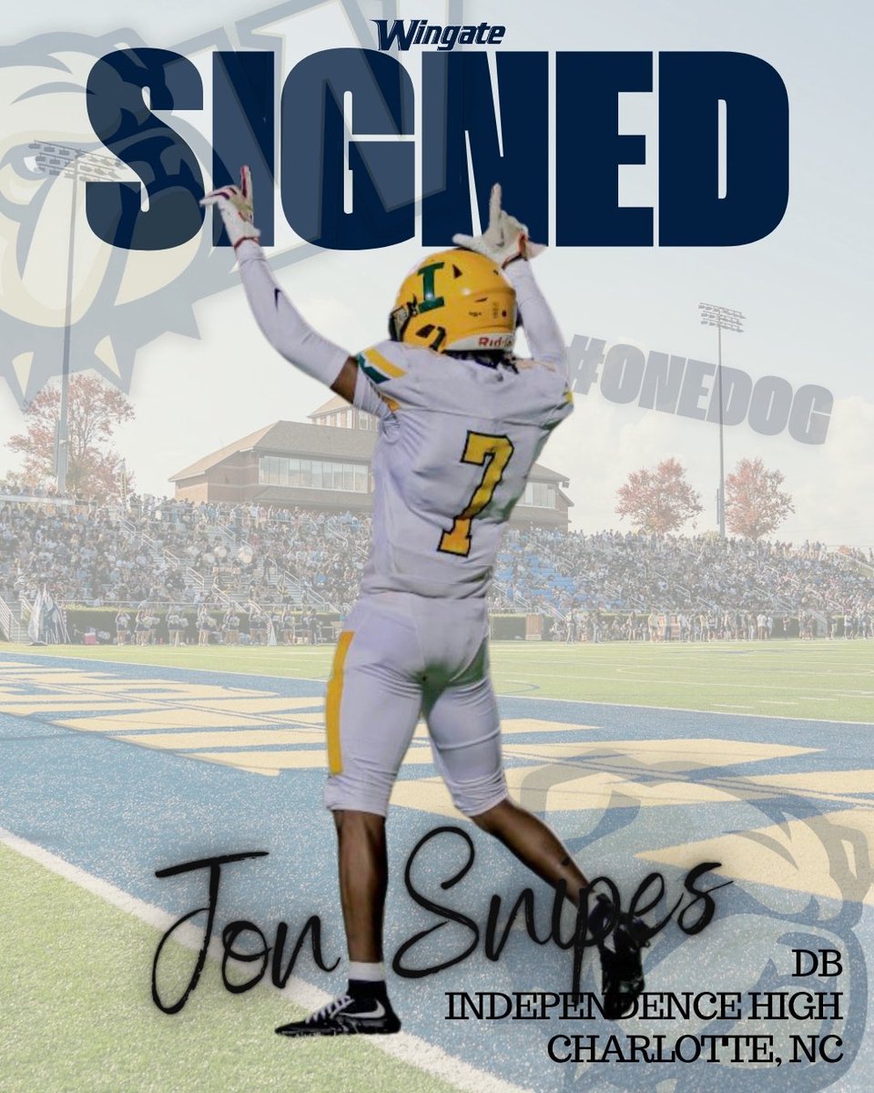 Wingate Bulldogs Football tweet media