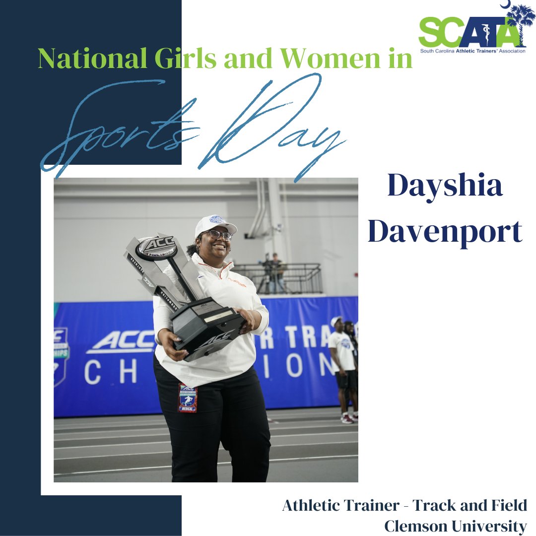 SCATCs's tweet photo. National Girls and Women in Sports Day
Today, we honor the strength, dedication, and achievements of girls and women in sports. Thank you for leading the way and shaping the future of sports. 💙
#NGWSD #NationalGirlsAndWomenInSportsDay #SCATA #WomenInSports #AthleticTraining https://t.co/G7oHtg6PMi