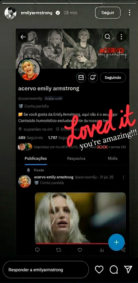 acervo emily armstrong tweet media