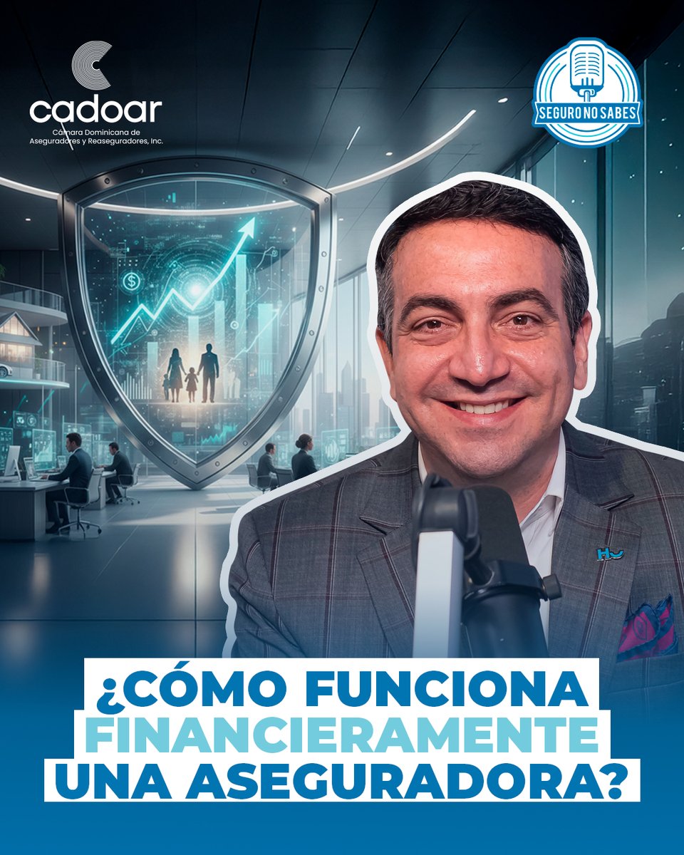 cadoarRD's tweet photo. Episodio 40 - "¿Cómo funciona financieramente una aseguradora?" 

En este episodio de Seguro No Sabes, conversamos con Jean Paul Quiroz, vicepresidente de Finanzas de Humano Seguros, sobre la estructura financiera detrás de las compañías aseguradoras. https://t.co/n1TNNf4Li1 https://t.co/zKQNXNJvck