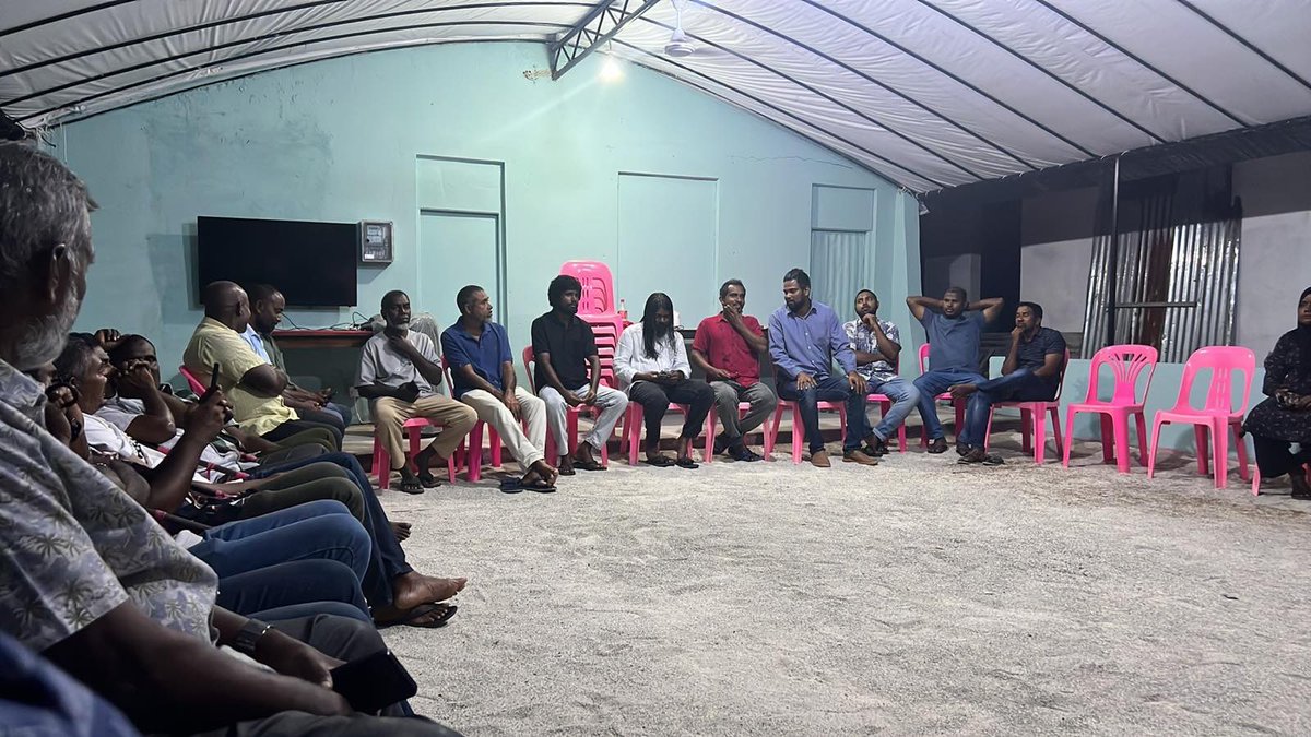 ތ. ގާދިއްފުށީ ކައުންސިލް އިންތިޚާބުގައި ކޮންގްރެސް ޕާޓީގެ ފަރާތުން ވާދަކުރައްވާ ކެނޑިޑޭޓުންގެ ކެމްޕެއިން ރަސްމީކޮށް އިފްތިތާޙްކުރުމަށް ވާންޖެހޭ އެންމެފަހުގެ ތައްޔާރީތައް ކުރިއަށް.

#CongressPartyMV
#LCE2026
#VoteForPNC