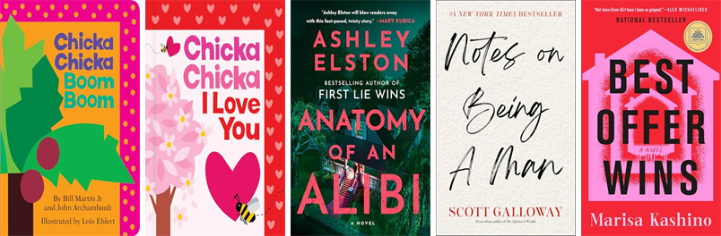 StorrsLibrary's tweet photo. This week the Richard Salter Storrs Library has 68 new books.  New items include Chicka Chicka Boom Boom, Chicka Chicka I Love You, Anatomy of an Alibi, Notes on Being a Man, Best Offer Wins, Remain, Katabasis, Guided, Loved One, and Injustice. https://t.co/hqKEwzGb75 https://t.co/y7f3GzHrre