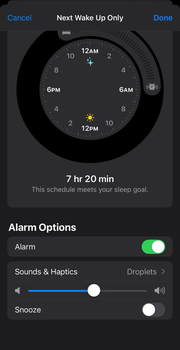 WITHERDRAGONYT's tweet photo. A fix that worked for me is to use the sleep schedule feature on the apple health app to set my alarm, it hasnt failed me since switching plus the alarm sounds are not obnoxious :) https://t.co/mTkx026UDZ