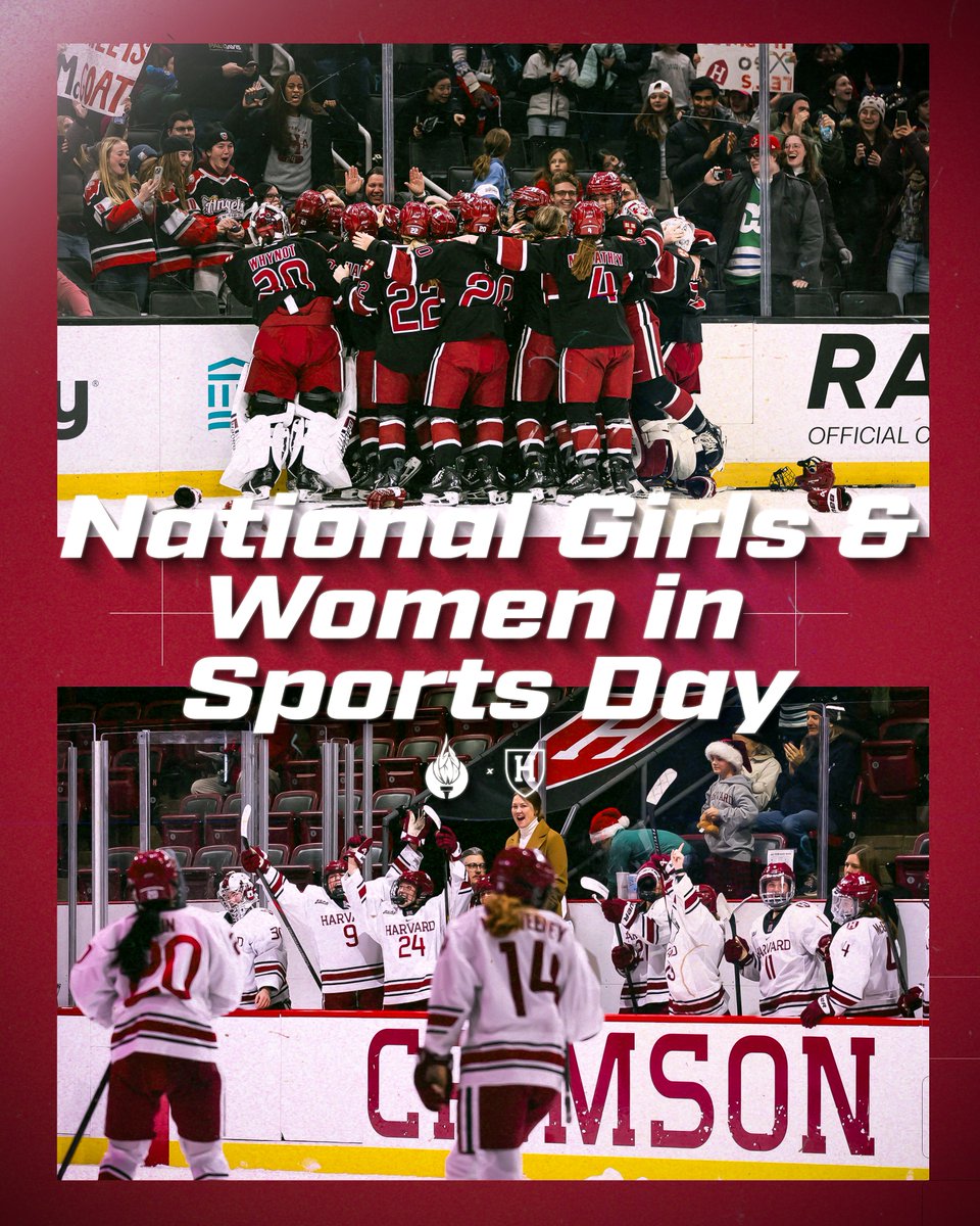 HarvardWHockey's tweet photo. Celebrating all the amazing women past and present who have helped us build this legacy ππ
Happy National Girls and Women in Sports Day!
#GoCrimson x #OneCrimson x #NGSWD https://t.co/JdnDyj0GAg