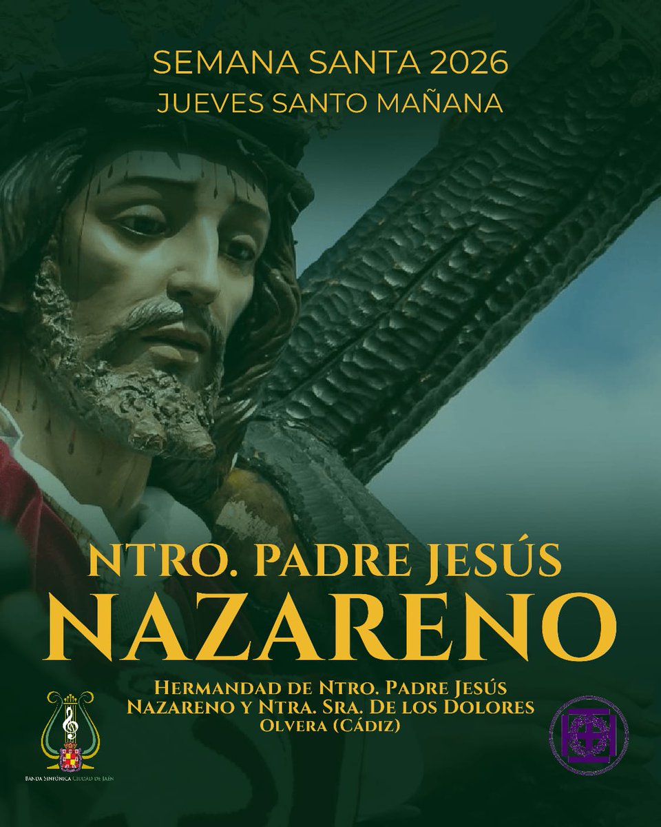 🔴 COMUNICADO OFICIAL
Semana Santa 2026 

Anunciamos el acuerdo alcanzado con <a href="/Hdad_PadreJesus/">Hdad. Padre Jesus</a> para acompañar musicalmente al trono de Ntro. Padre Jesús Nazareno de Olvera (Cádiz), el próximo Jueves Santo.

Gracias a la Hermandad por confiar en nuestra música.