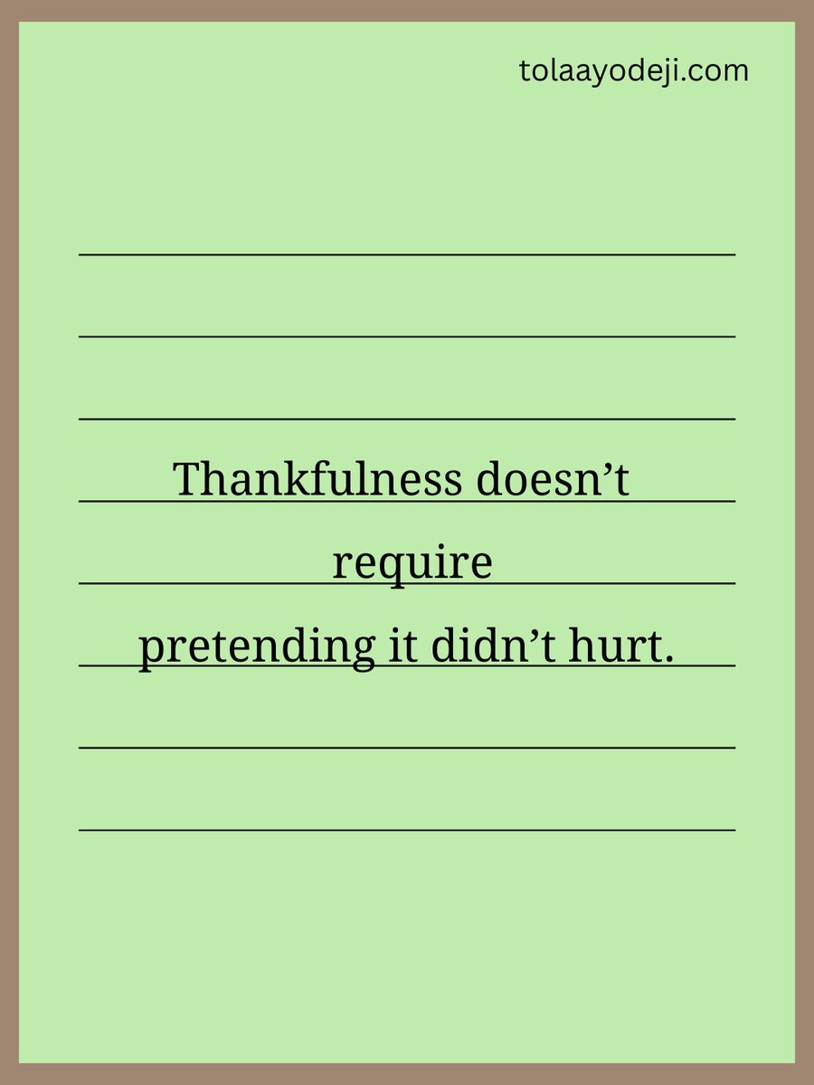 teabaebaldie's tweet photo. Being grateful doesn’t mean you stop grieving.
It means you’re learning how to hold both at once.

If this resonates, you’re not alone 🤍
⬇️

#TolaAyodeji #HoldingBoth #GriefAndGrace #EmotionalHealing #SoftStrength #InnerWork #HealingInProcess #YouAreNotAlone https://t.co/lhdPLJiJrt