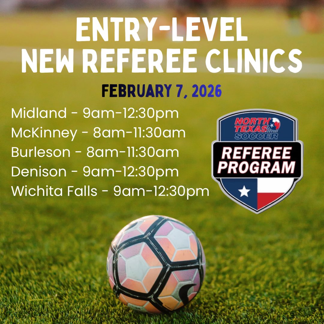 NTX Referee Program tweet media