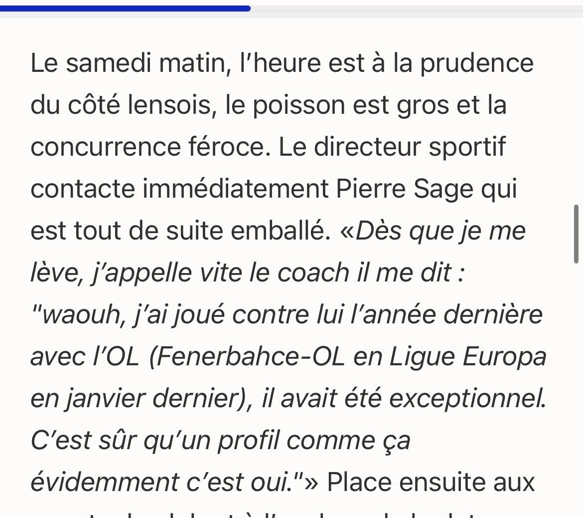Medbacq's tweet photo. @jonate44000 @ActuFoot_ Faut lire l’article entier . Il lui a demandé son avis et Pierre Sage a eu un appel avec Allan avant de boucler le transfert . https://t.co/wDja7dJjyu