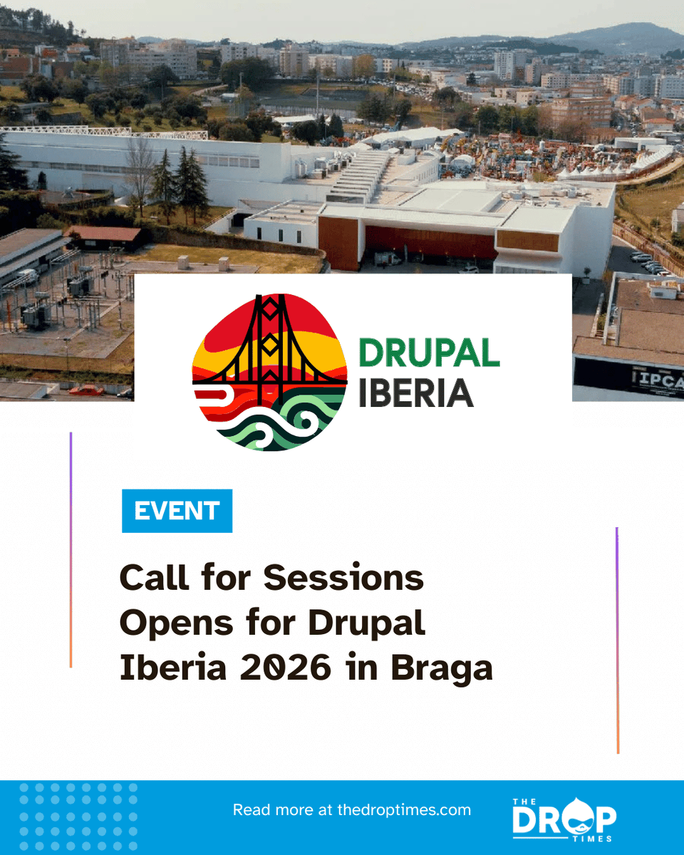 📣 Call for sessions open for Drupal Iberia 2026!

Submit your proposal by March 15 for the May event in Braga.
bit.ly/3NOHo7U 

#Drupal #DrupalIberia #DevOps #AI