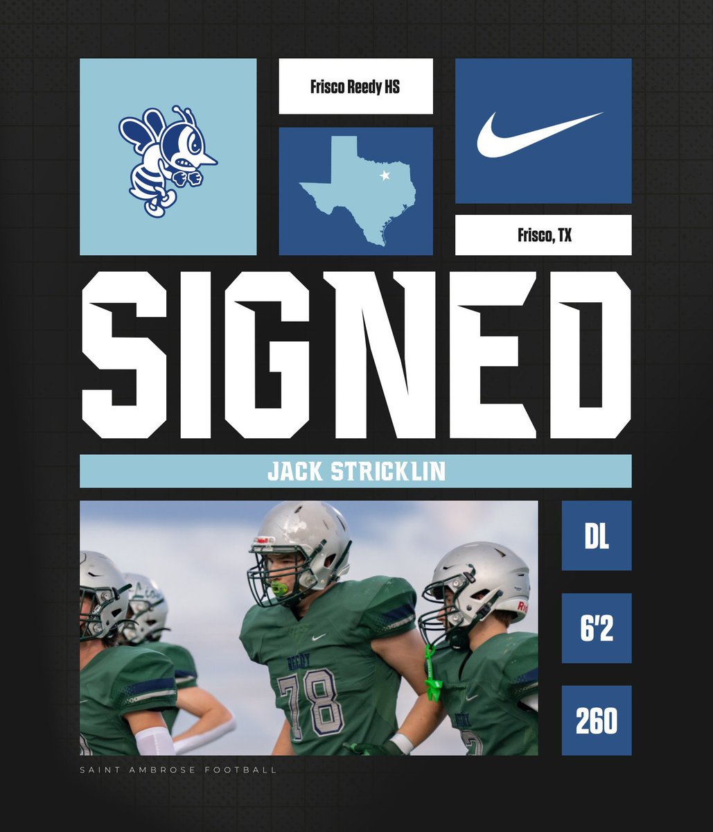 St. Ambrose Football tweet media