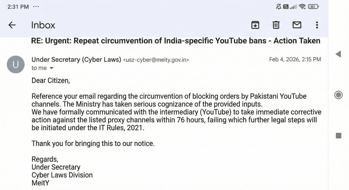 AbhishekJh79020's tweet photo. We Indians share PROOFS, unlike your PM Shehbaz Sharif &amp; Asim Munir who only run fake agendas on social media. 🤡
We don't fire blank shots. We deliver Official Orders. 🔥
This is called Governance, not Begging.
See the receipt below. 👇🇮🇳
#BanEvasion #IndiaStrikesBack #Pakistan https://t.co/sn7sbwTvvD