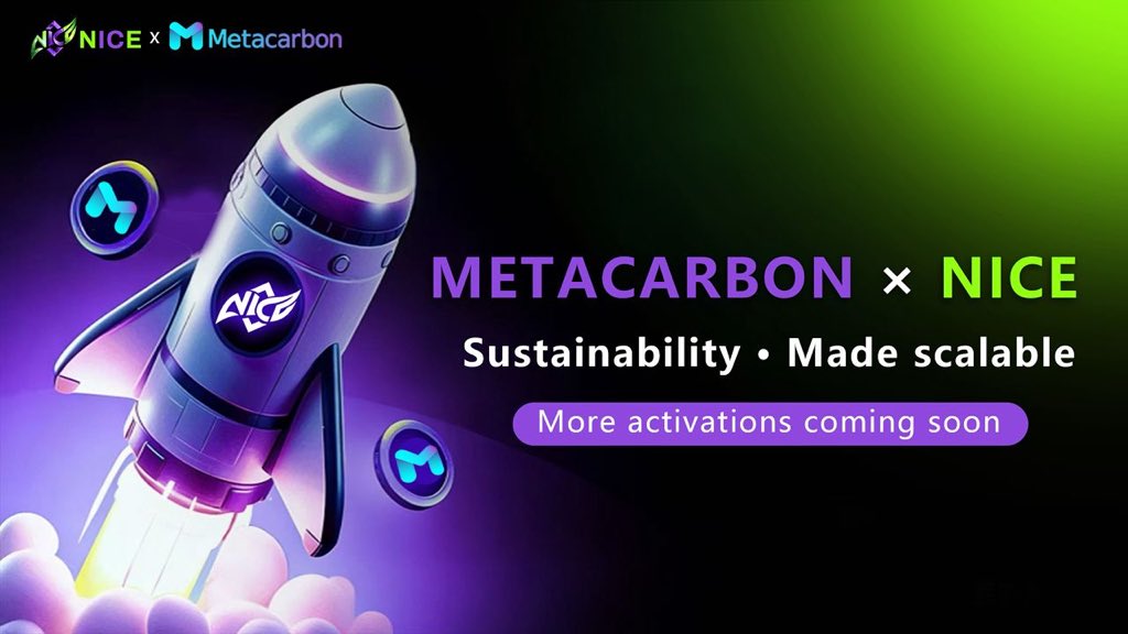 NICE_NicKSe's tweet photo. 🚀 METACARBON × NICE | Partnership
@MetaCarbon_Mist 
Proud to collaborate with MetaCarbon — a reward-based carbon management platform combining Web3 + AI + DeFi to make sustainable actions measurable, verifiable, and worth doing. 🌍

Together, we’ll connect real-world impact with structure-first, execution-verifiable on-chain design — and scale sustainability with real activations ahead. ✅

More to come.
#NICE #MetaCarbon #DeCFi #RWA #AI #Web3 #Sustainability
