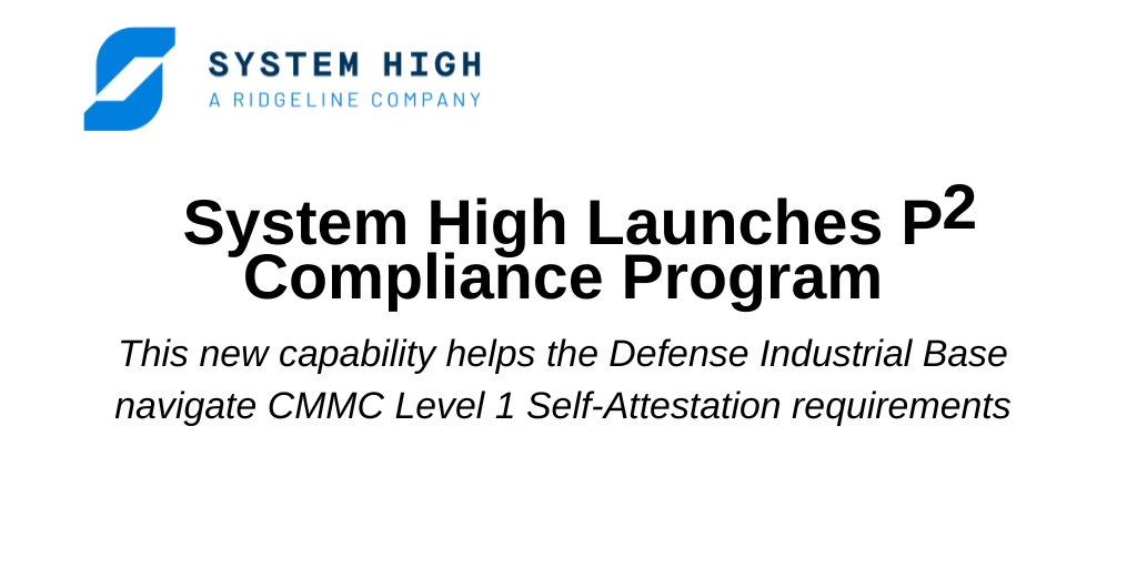 System High Corporation, a Ridgeline Company tweet media